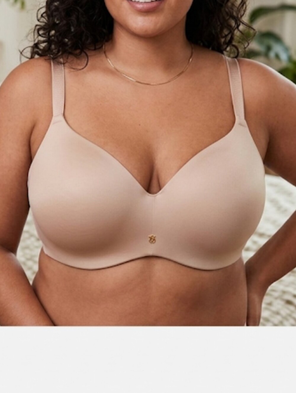 Victoria's Secret Soft Wireless Bra So Obsessed Seamless beige 40DDD.